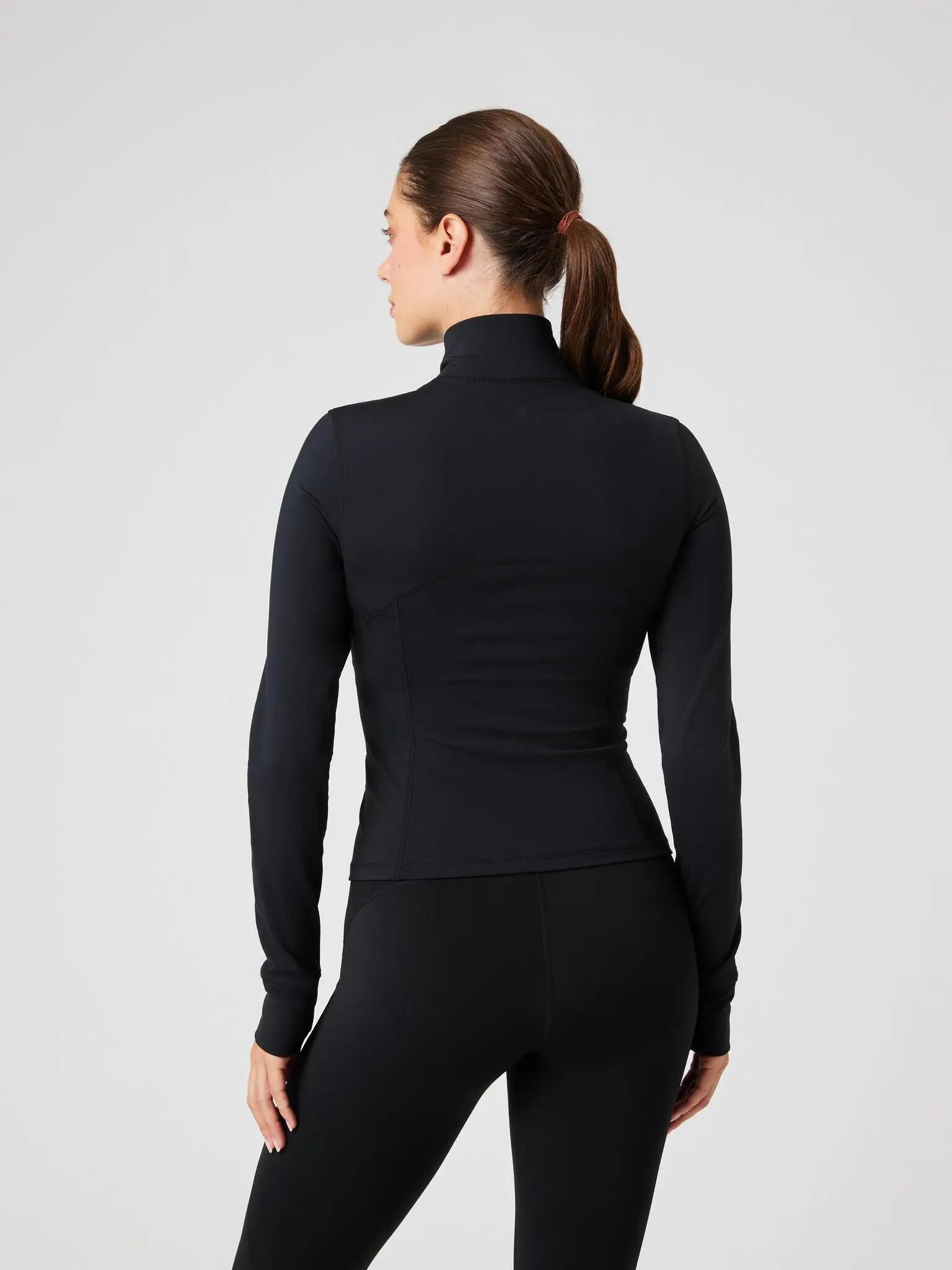 bjorn_borg BORG SOFT ZIP MIDLAYER — midlayer suave en poliamida reciclada – 2/6