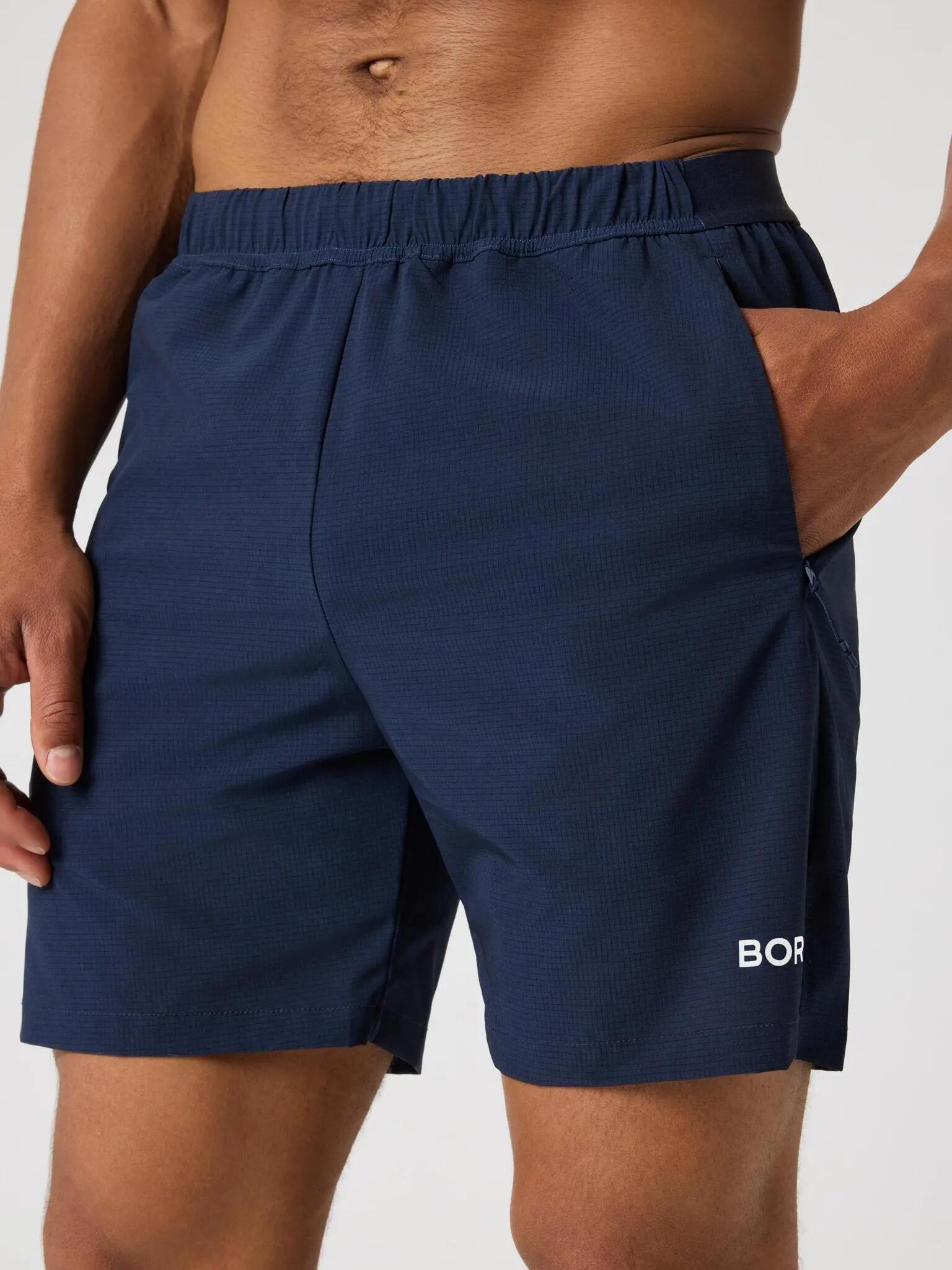 bjorn_borg BORG ZIP 7" SHORTS in poliestere riciclato NIGHT SKY 4/5
