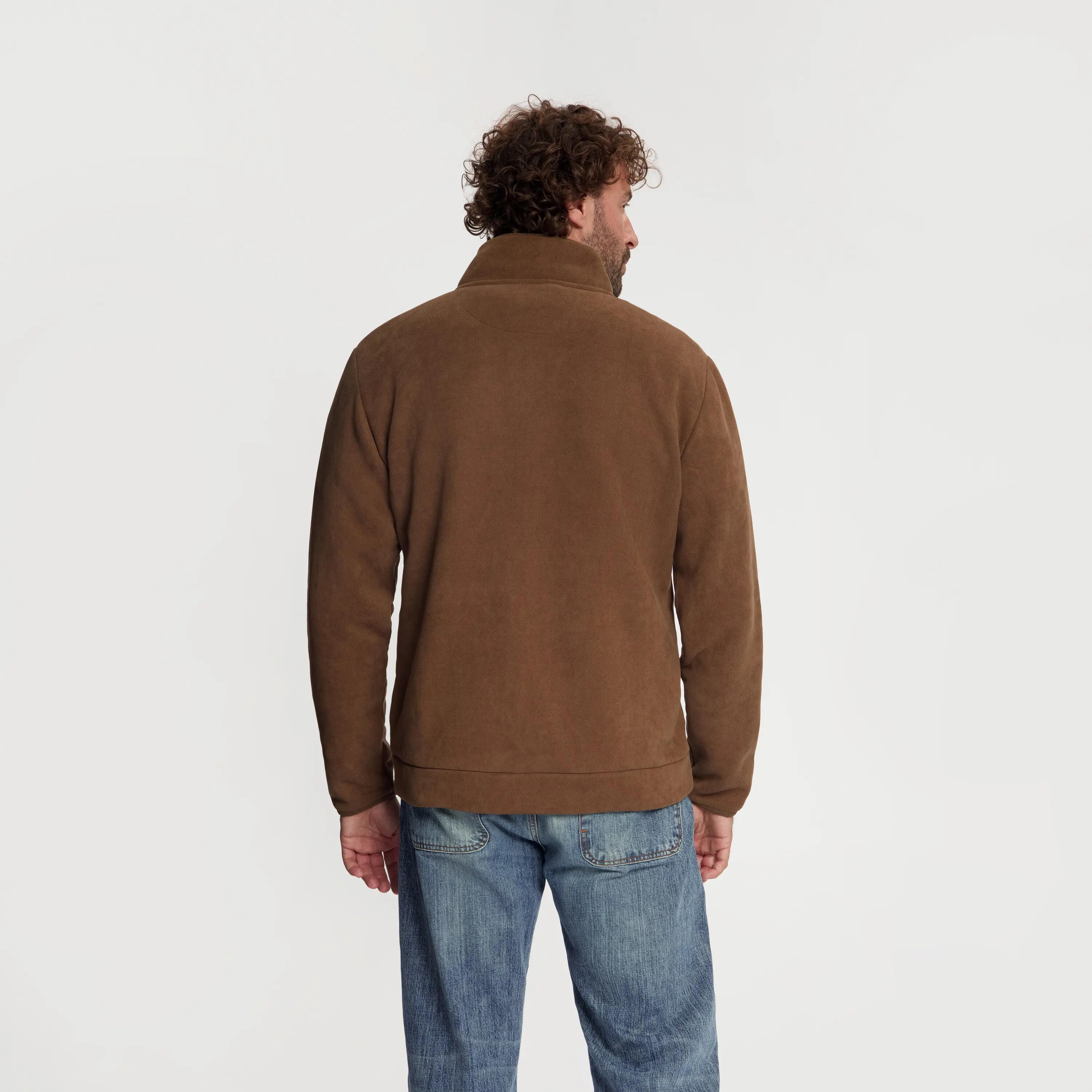 Rolf Homme - Veste outdoor - Polaire - Marron foncé 3/6
