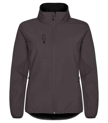 clique Classic Softshell Jacket Dames - 96% Gerecycled Polyester, Waterafstotend