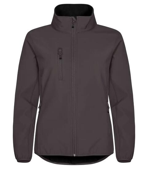 clique Classic Softshell Jacket Dames - 96% Gerecycled Polyester, Waterafstotend