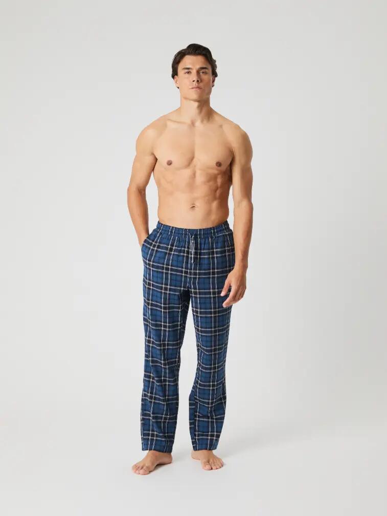 bjorn_borg CORE FLANNEL PYJAMA PANTS BB FOREST TARTAN 4 3/4