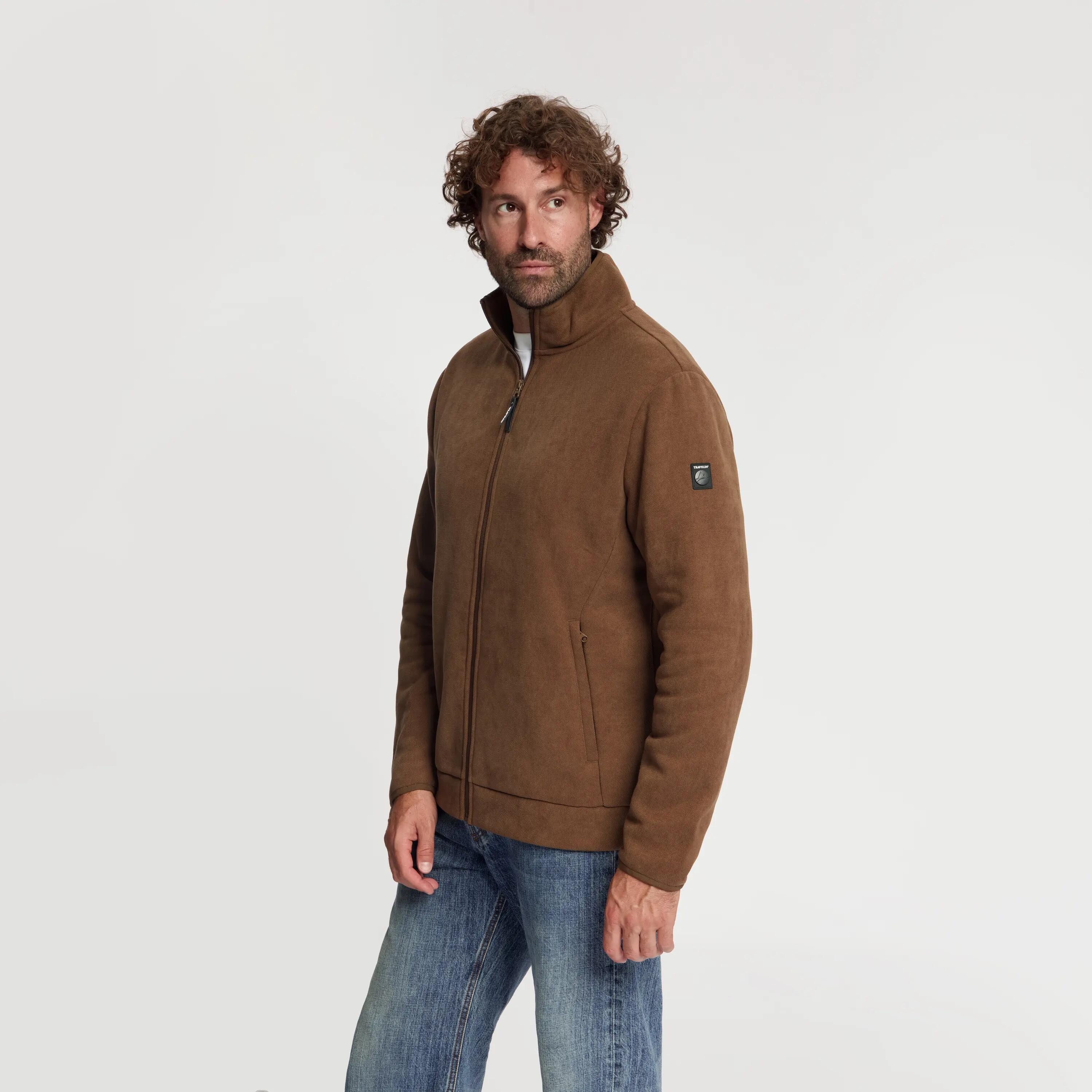 Rolf Homme - Veste outdoor - Polaire - Marron foncé 2/6
