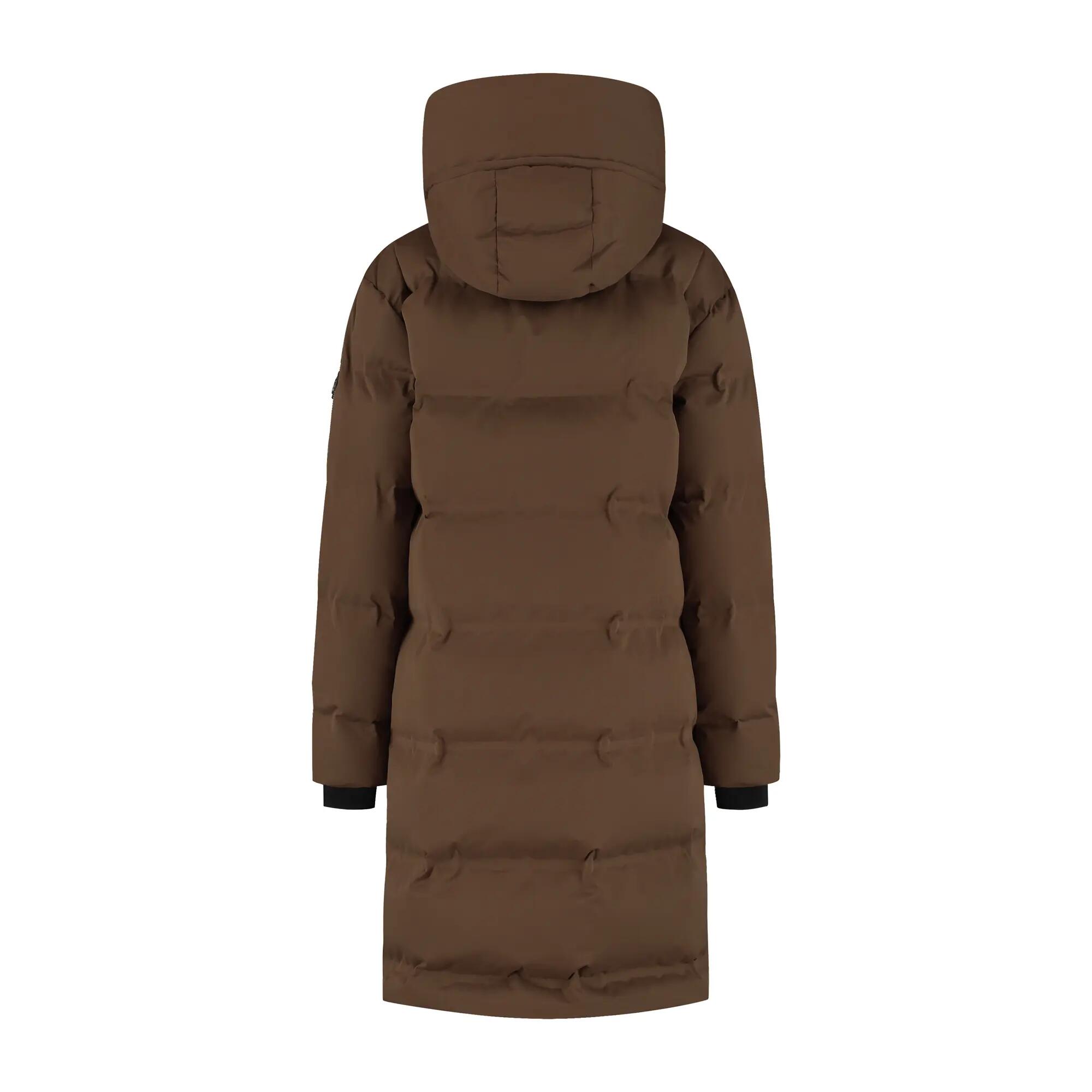 Odda Damen – Daunen-Winterjacke – Wasserdicht – Dunkelbraun 5/5