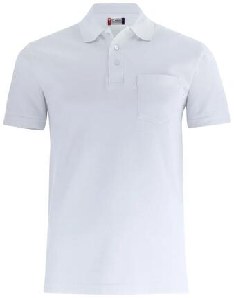 clique Basic Polo Pocket aus Baumwolle – Unisex mit Brusttasche