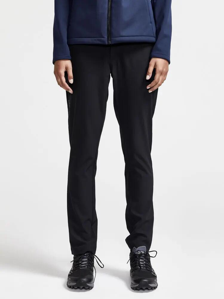 craft CORE Explore Pants W – Pantaloni elasticizzati neri per attività outdoor 3/6