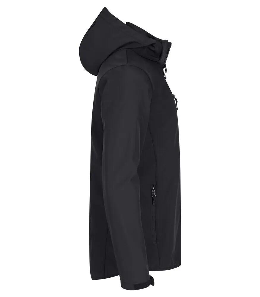 clique Classic Softshell Hoody – Softshell com capuz em poliéster reciclado 4/4