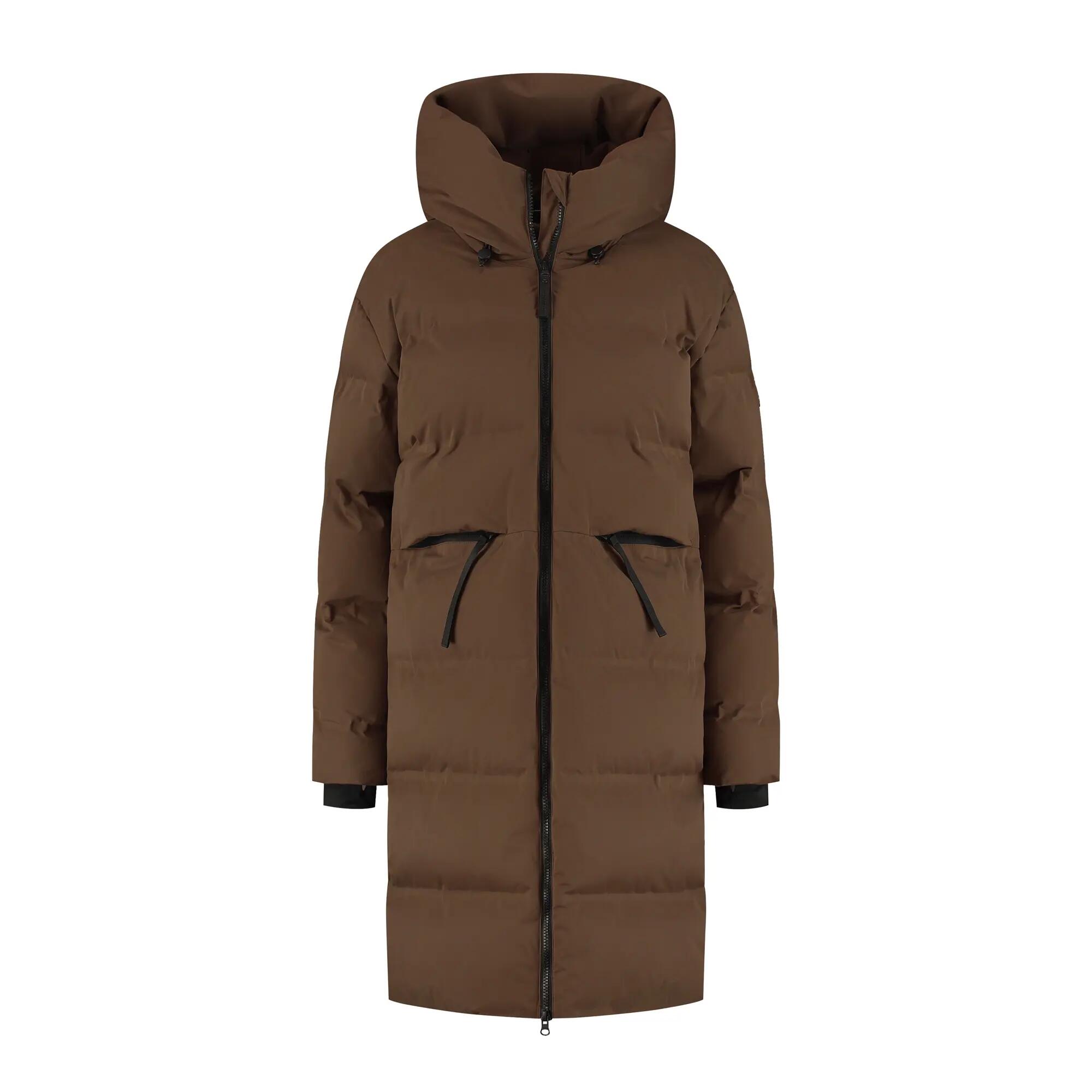 Odda Damen – Daunen-Winterjacke – Wasserdicht – Dunkelbraun 4/5
