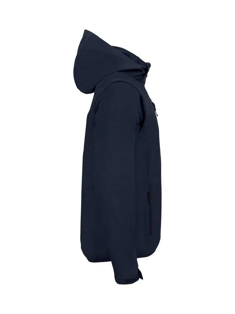 clique Classic Softshell 2 in 1 Casaco - Reciclado, Dark Navy 3/6