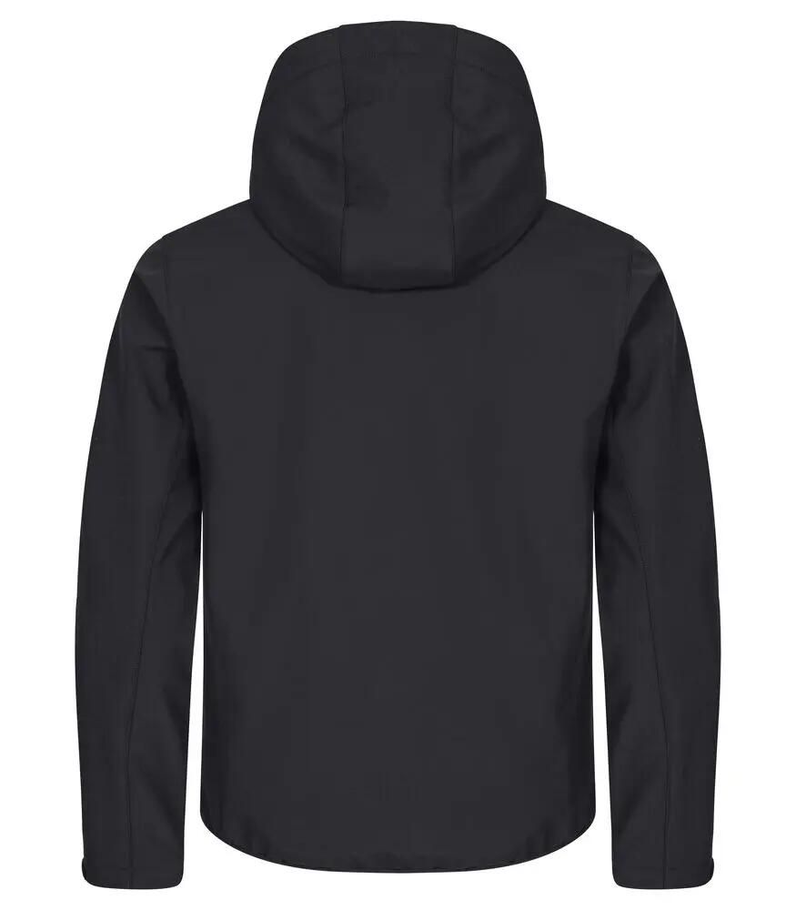 clique Classic Softshell Hoody – Softshell com capuz em poliéster reciclado 2/4
