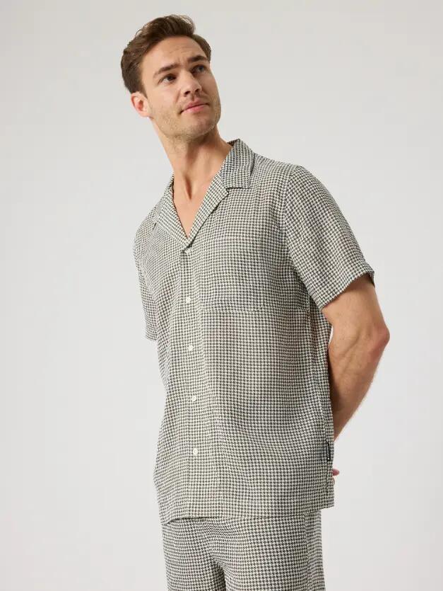 bjorn_borg BORG LYOCELL RESORT SHIRT — BB HOUNDSTOOTH 3 5/5