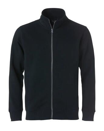 clique Classic Cardigan en sweat, noir, 4XL
