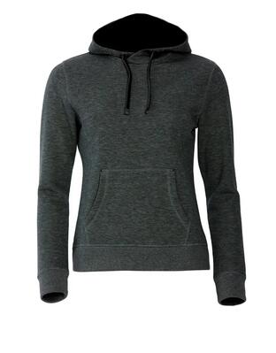 Clique classic hoody women – hoodie in anthracite melange