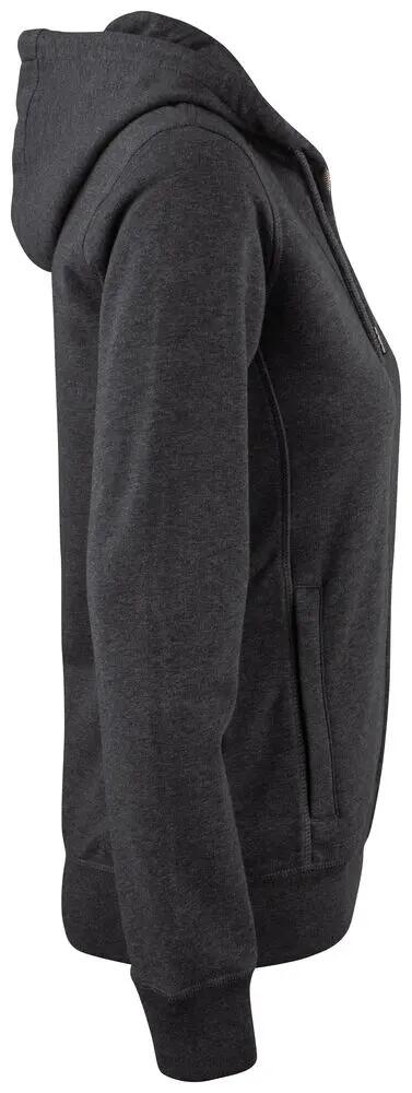 clique Premium OC Hoody Full Zip Women — sweatshirt com capuz em algodão 4/4