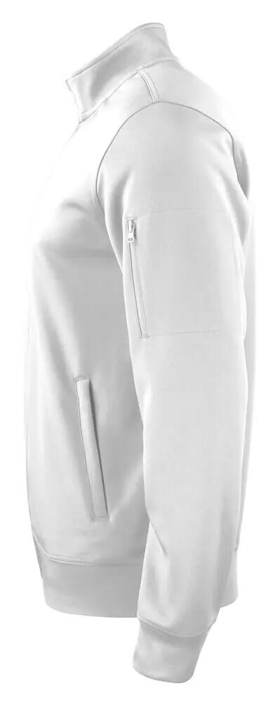 clique Basic Active Cardigan full zip in poliestere bianco 3/4