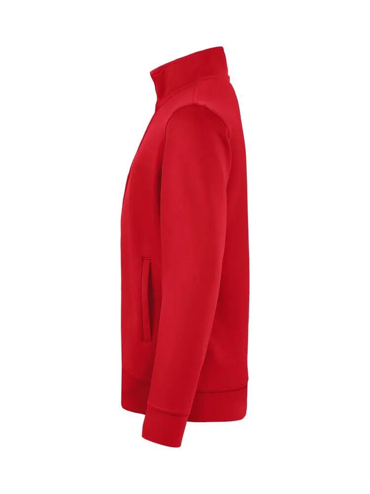 clique Basic Cardigan in felpa con chiusura lampo tono su tono 4/4