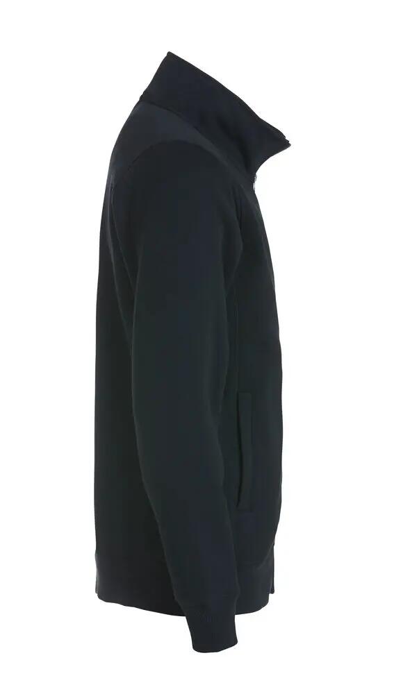 clique Classic Cardigan sudadera negra con cremallera en bolsillos 6/6