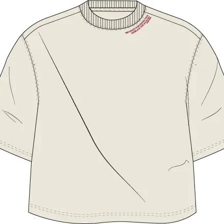 Women's oversized crop t-shirt Björn Borg Jessie Jazz