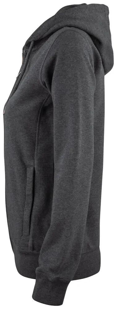 clique Premium OC Hoody Full Zip Women — sweatshirt com capuz em algodão 3/4