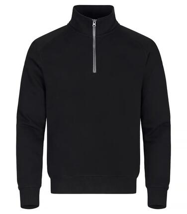 clique Classic Half Zip Herren-Sweatshirt mit halbem Reißverschluss und