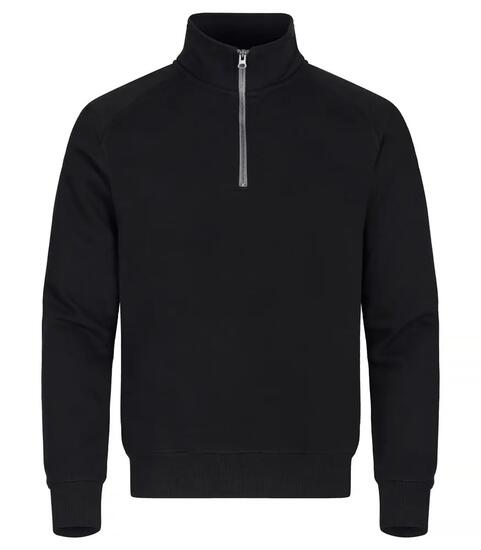 clique Classic Half Zip Herren-Sweatshirt mit halbem Reißverschluss und