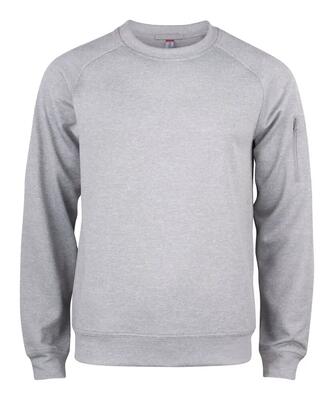 clique Felpa Basic Active Roundneck grigio mélange