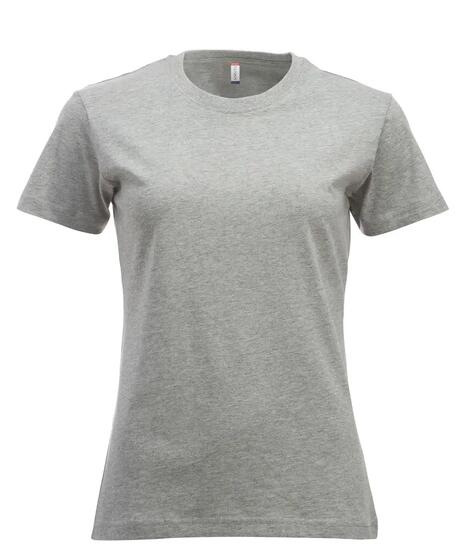 clique New Classic-T Women – T-shirt manches courtes en coton ringspun