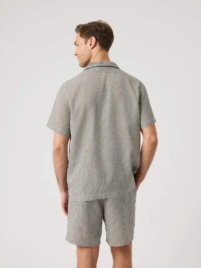 bjorn_borg BORG LYOCELL RESORT SHIRT — BB HOUNDSTOOTH 3 2/5