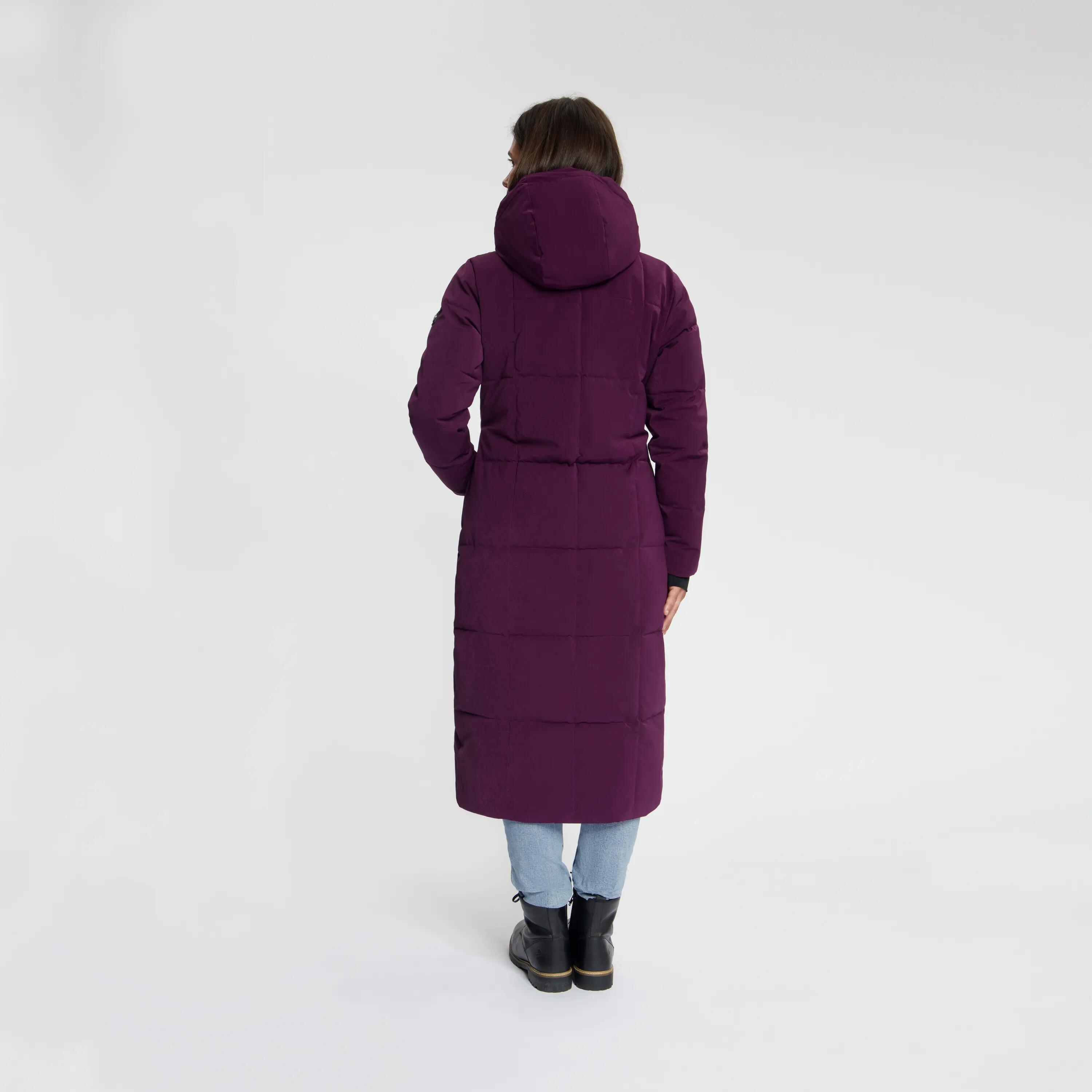 Andels Damen – Daunen-Winterjacke – Wasserdicht – Lila 3/5