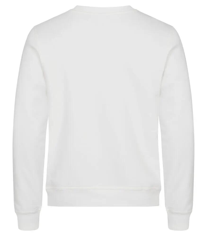 clique Miami Roundneck sudadera unisex algodón y poliéster reciclado – Off White 2/4