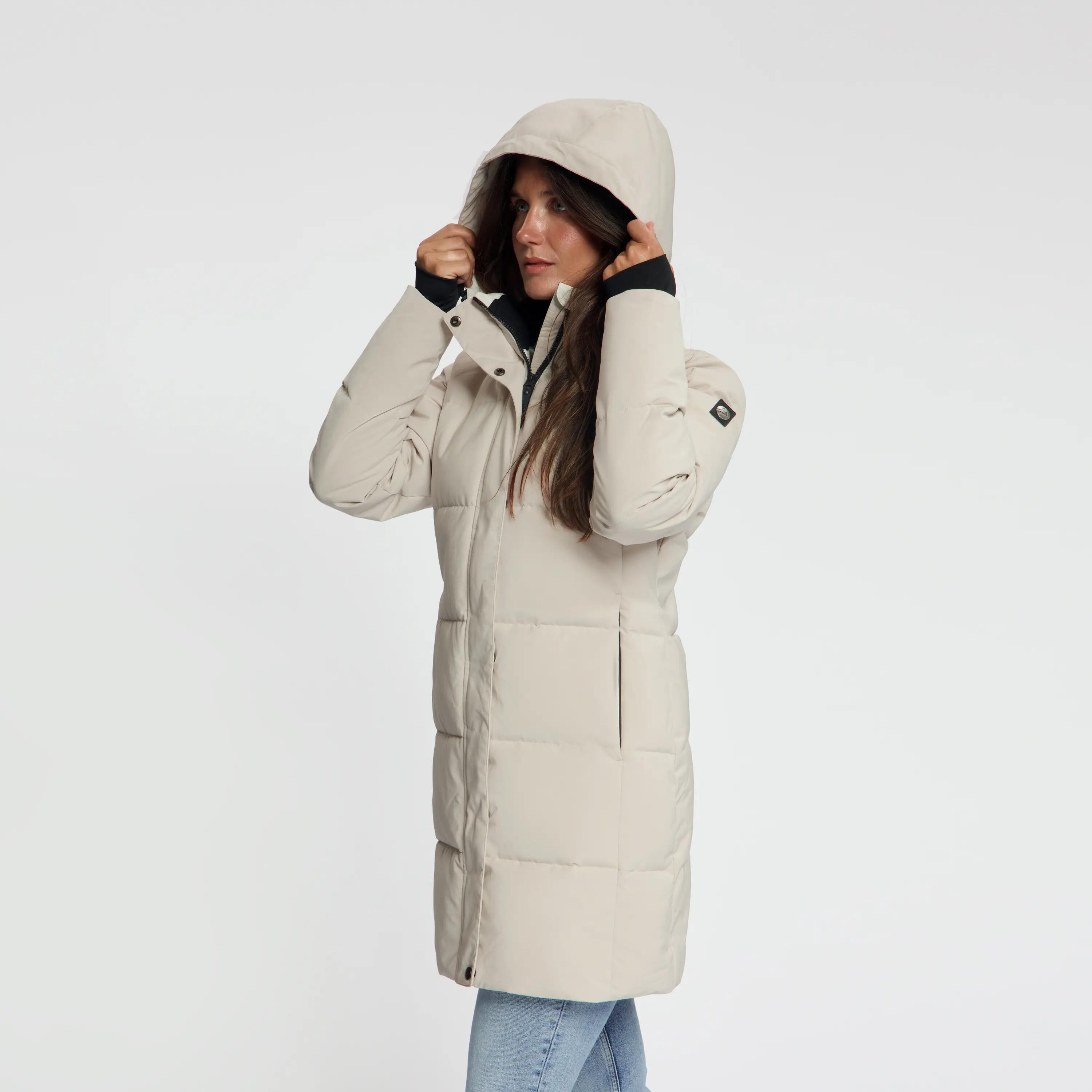 Astrid Damen – Daunen-Winterjacke – Wasserdicht – Sand 2/5