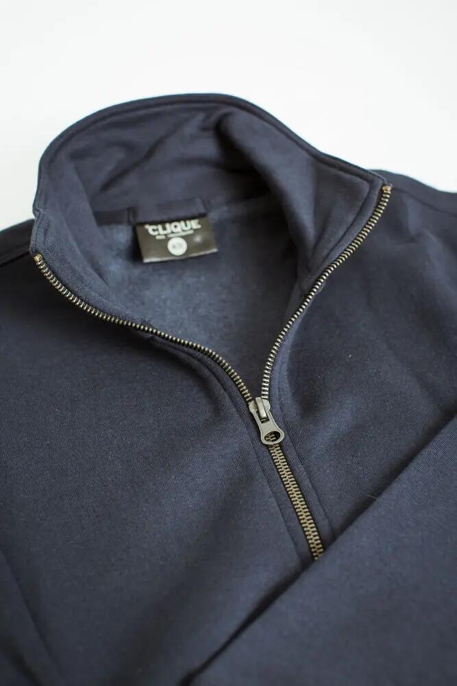 clique Classic Cardigan sudadera negra con cremallera en bolsillos 3/6