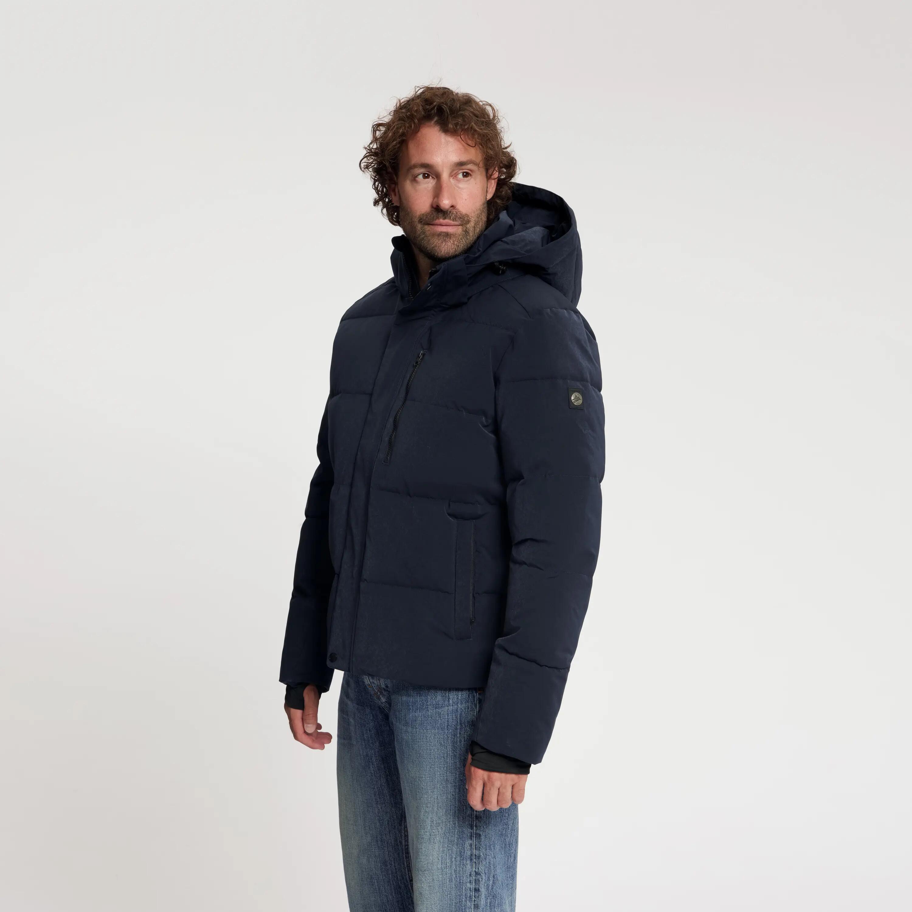 Amot Herren – Daunen-Winterjacke – Wasserdicht – Marineblau 2/5
