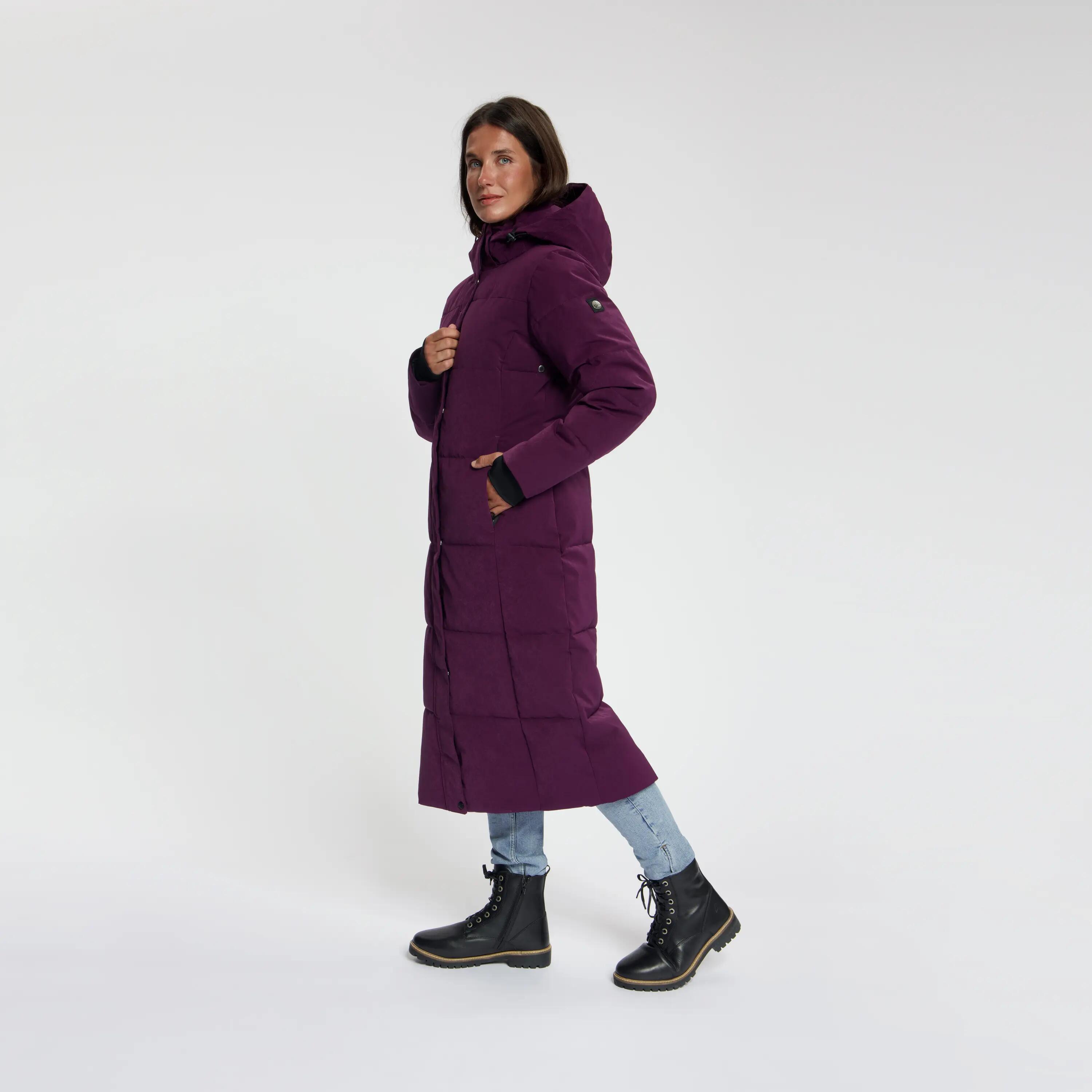 Andels Damen – Daunen-Winterjacke – Wasserdicht – Lila 2/5