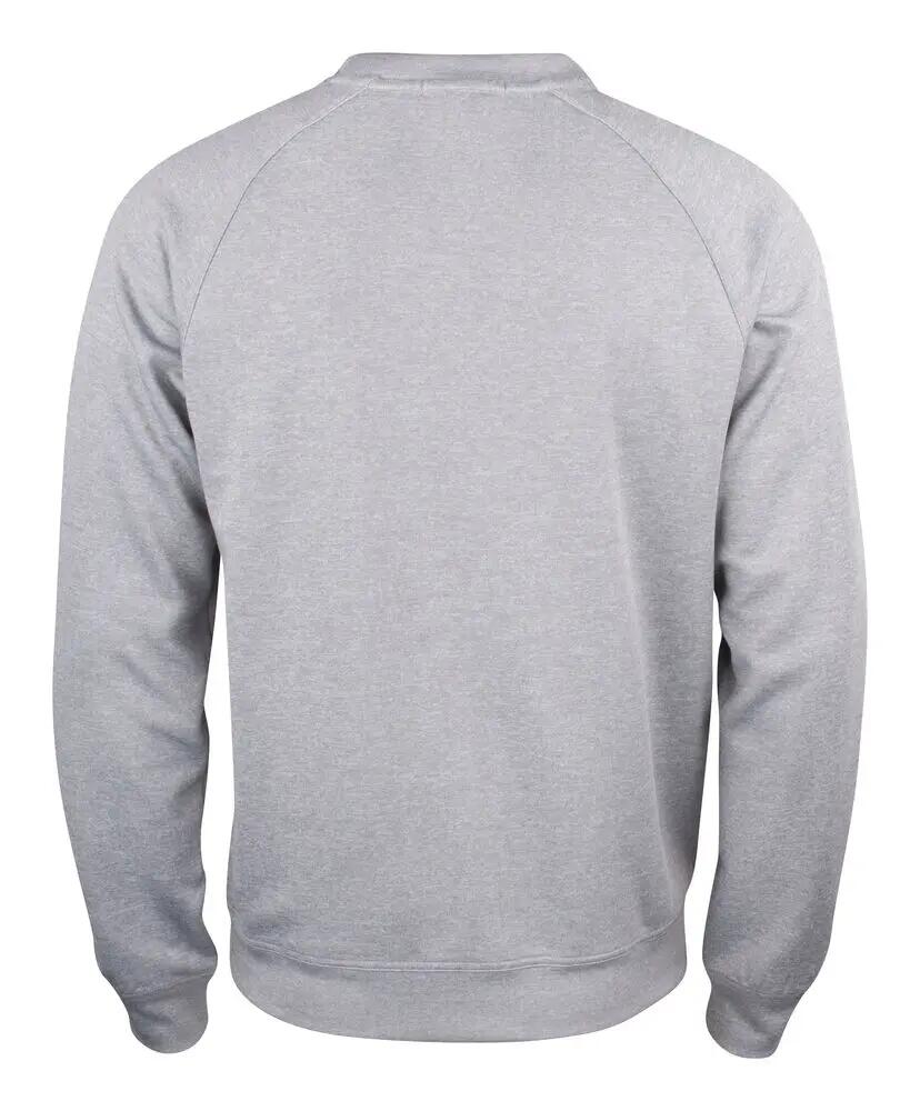 clique Basic Active Roundneck sweatshirt em poliéster cinza mesclado 2/4
