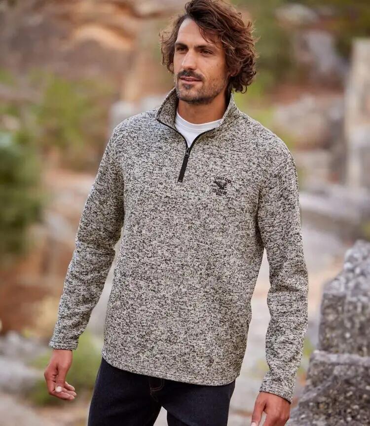 Lot de 2 Sweats Molleton à Col Montant Zippé 2/5