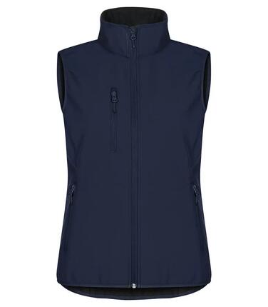 clique Classic Softshell Vest Women – 3-warstwowa softshell, z recyklingu