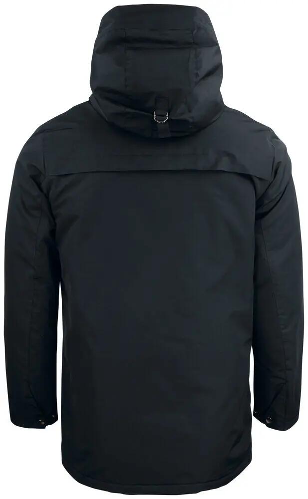 clique Creston parka masculina acolchoada em nylon com forro teddy 2/4