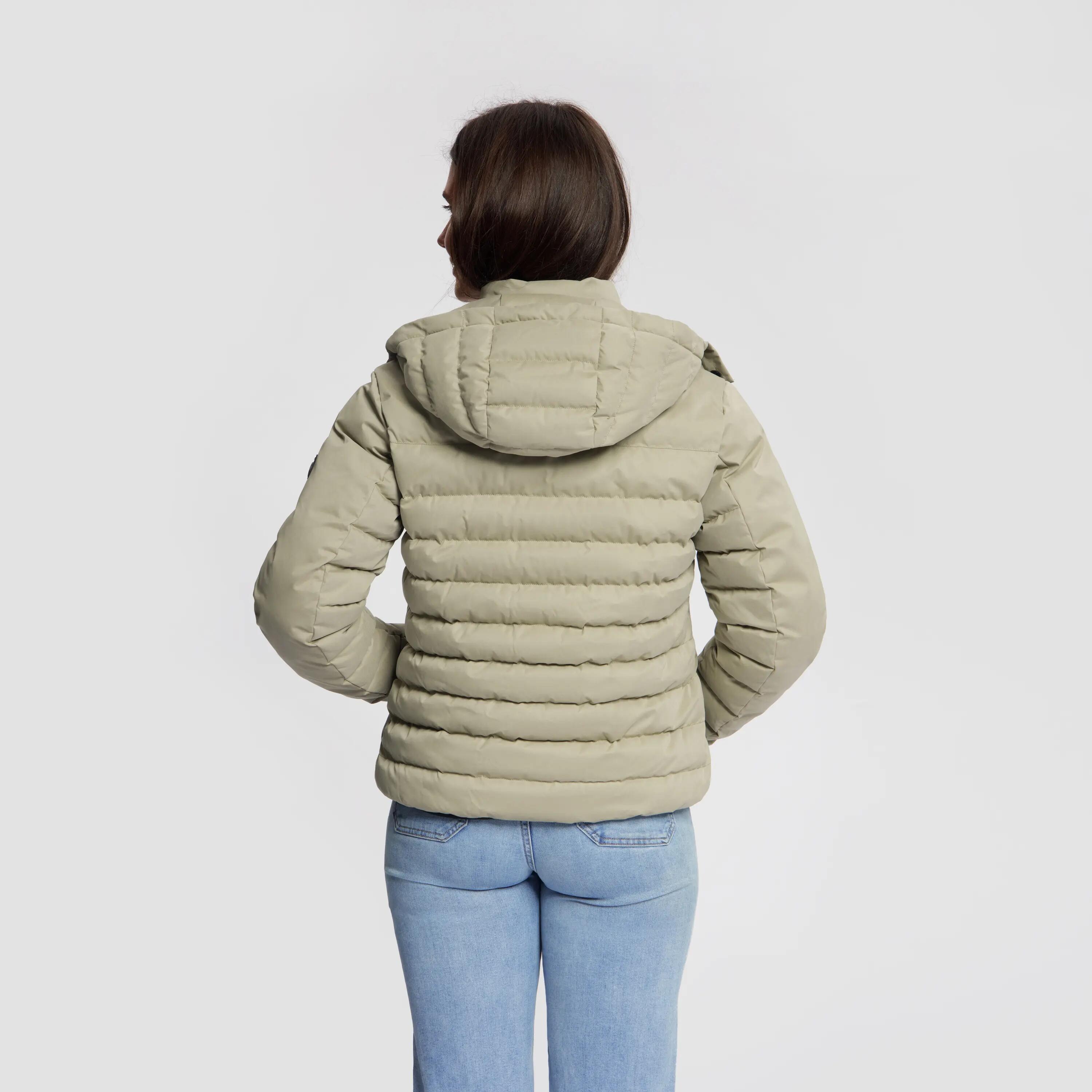 Sigrid Dames - Puffer winterjas - Waterdicht - Lichtbruin 3/5
