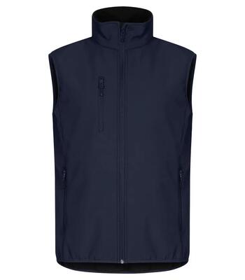 Clique classic softshell vest - 3-laags softshell bodywarmer van gerecycled