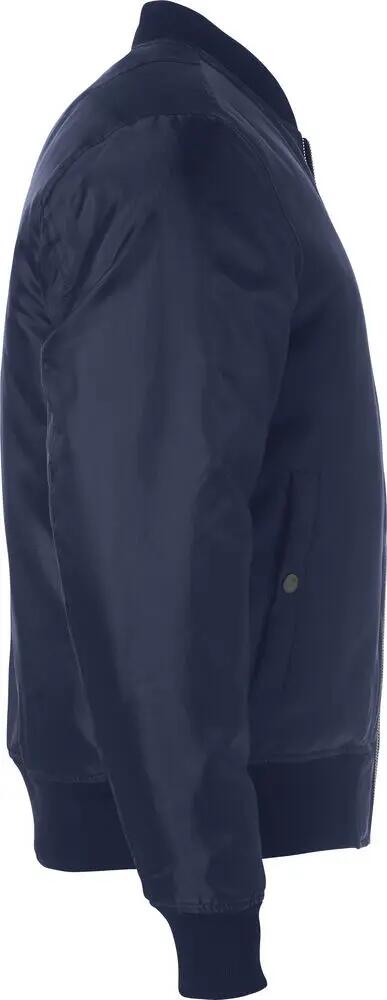 clique Bomber giacca unisex in 200D Oxford poliestere — dark navy 4/4