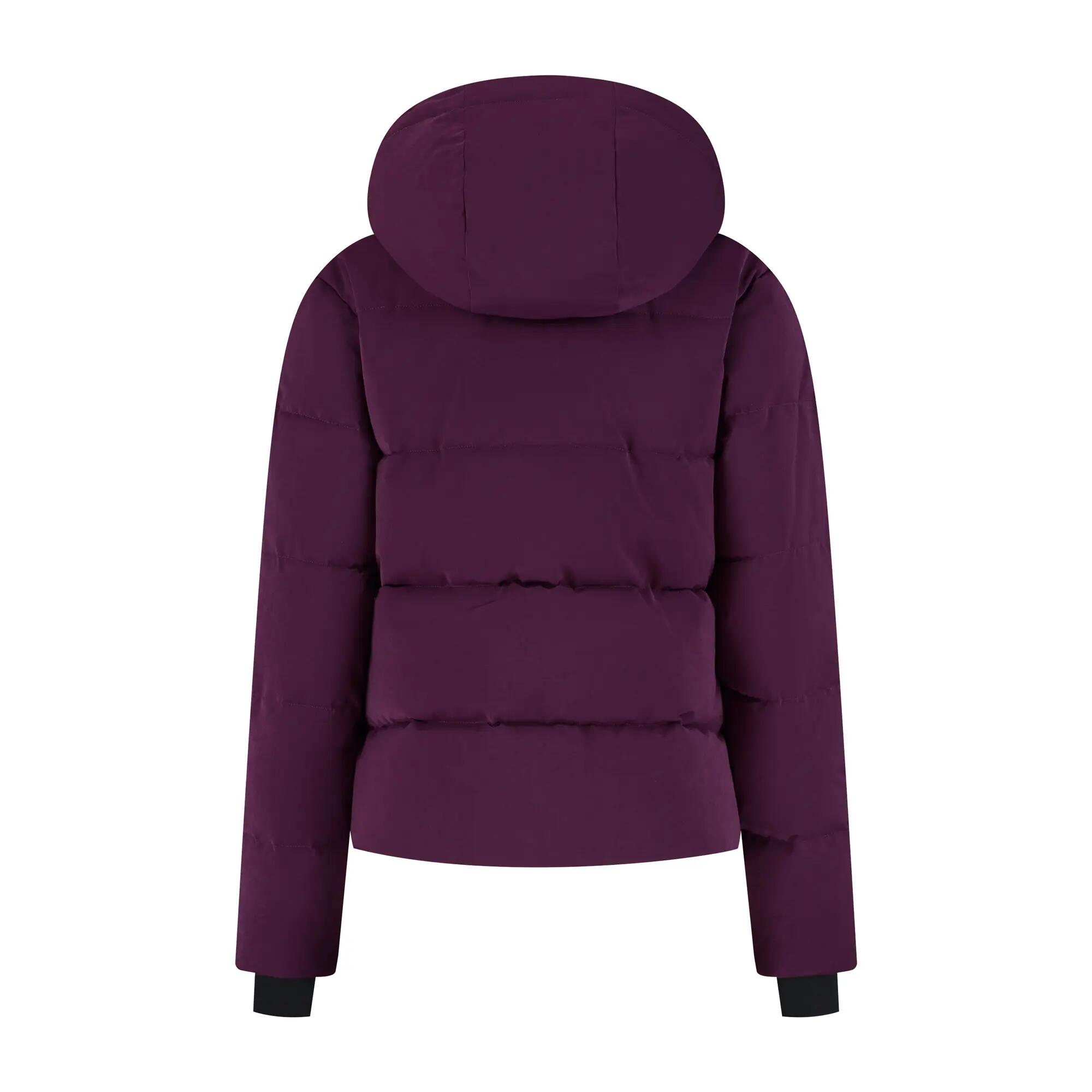 Agnes Dames - Puffer winterjas - Waterdicht - Paars 5/5