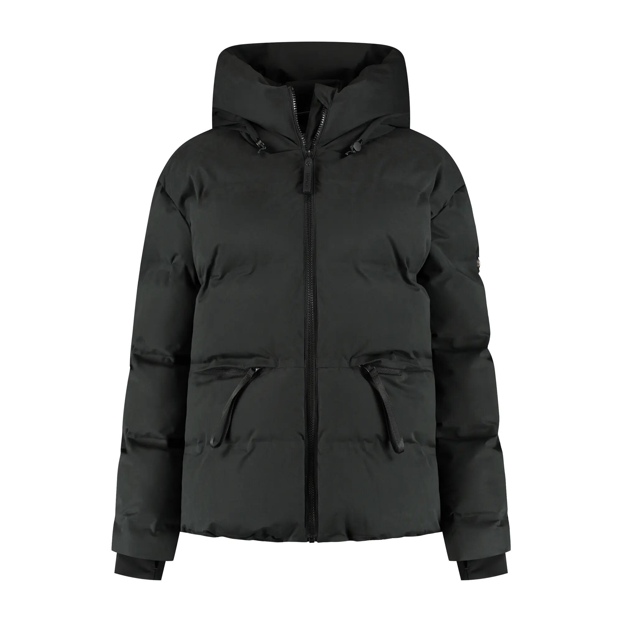 Oliv Dames - Puffer winterjas - Waterdicht - Zwart 4/5
