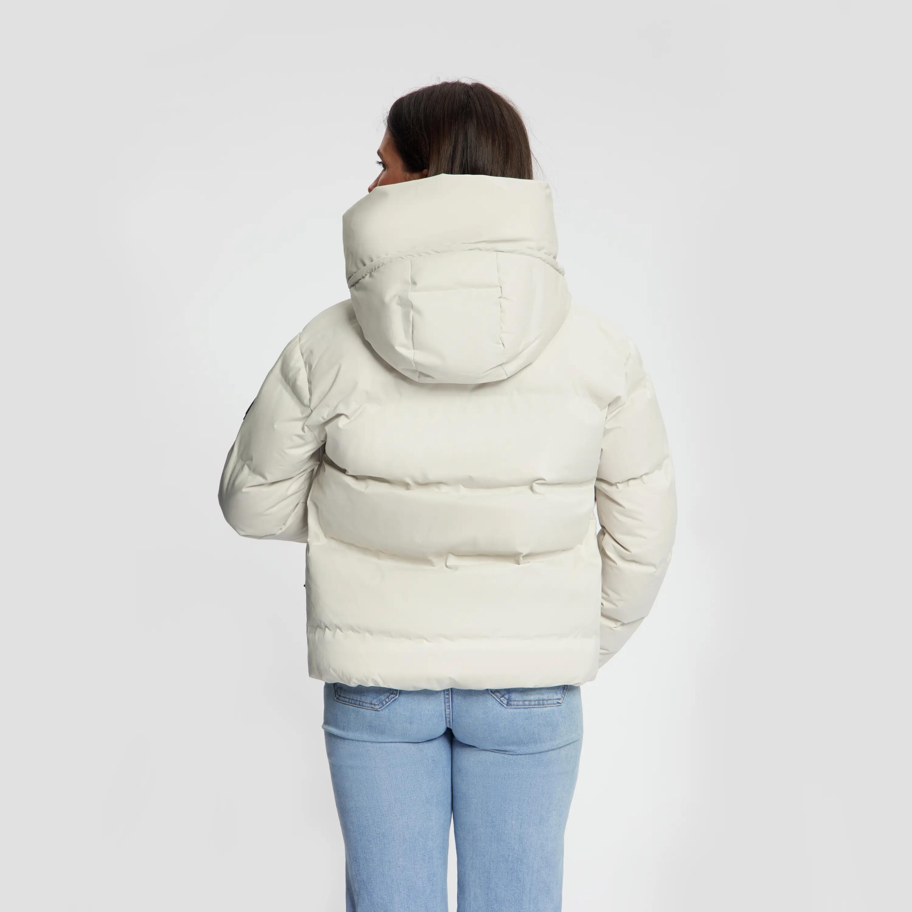 Oliv Dames - Puffer winterjas - Waterdicht - Sand 3/5