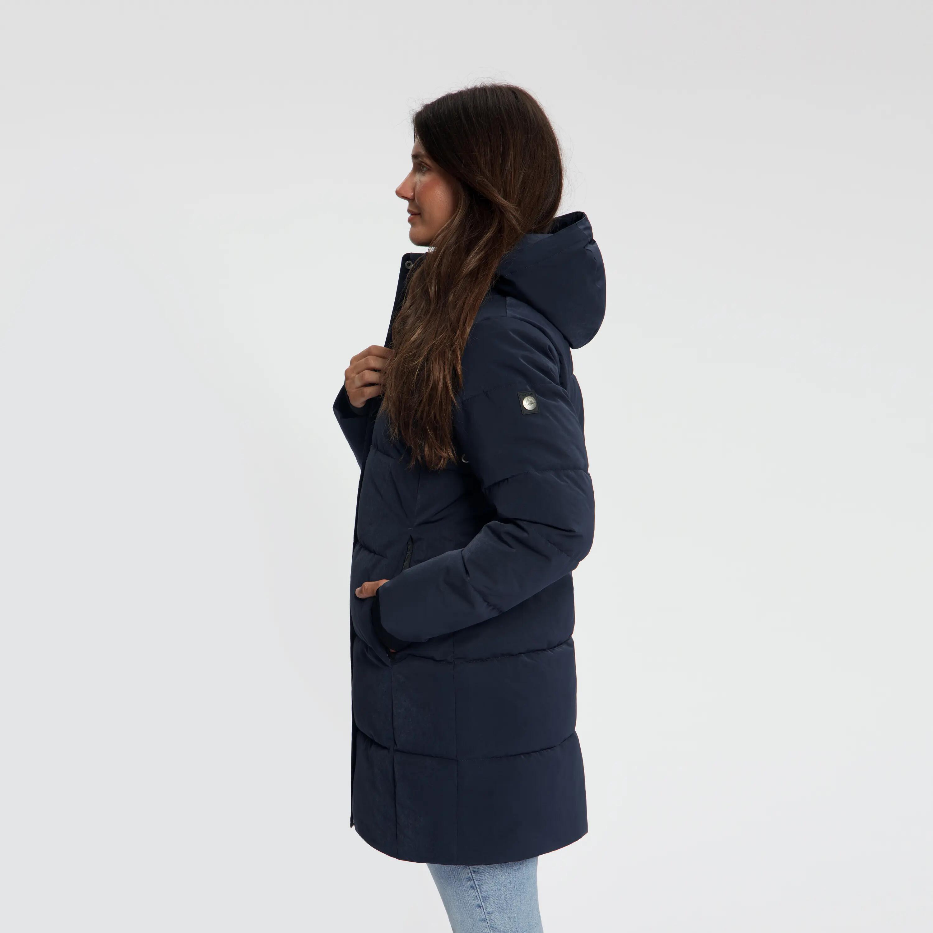 Astrid Damen – Daunen-Winterjacke – Wasserdicht – Marineblau 2/5
