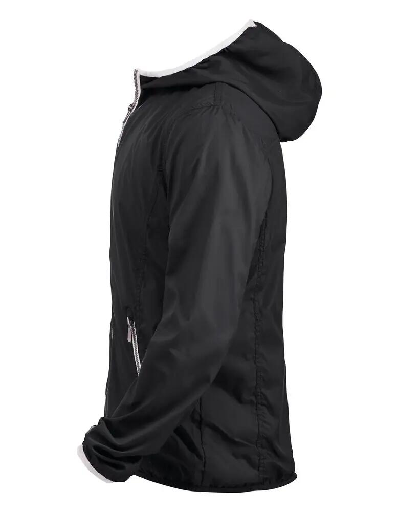 clique Hardy Corta-vento preto com capuz 3/4