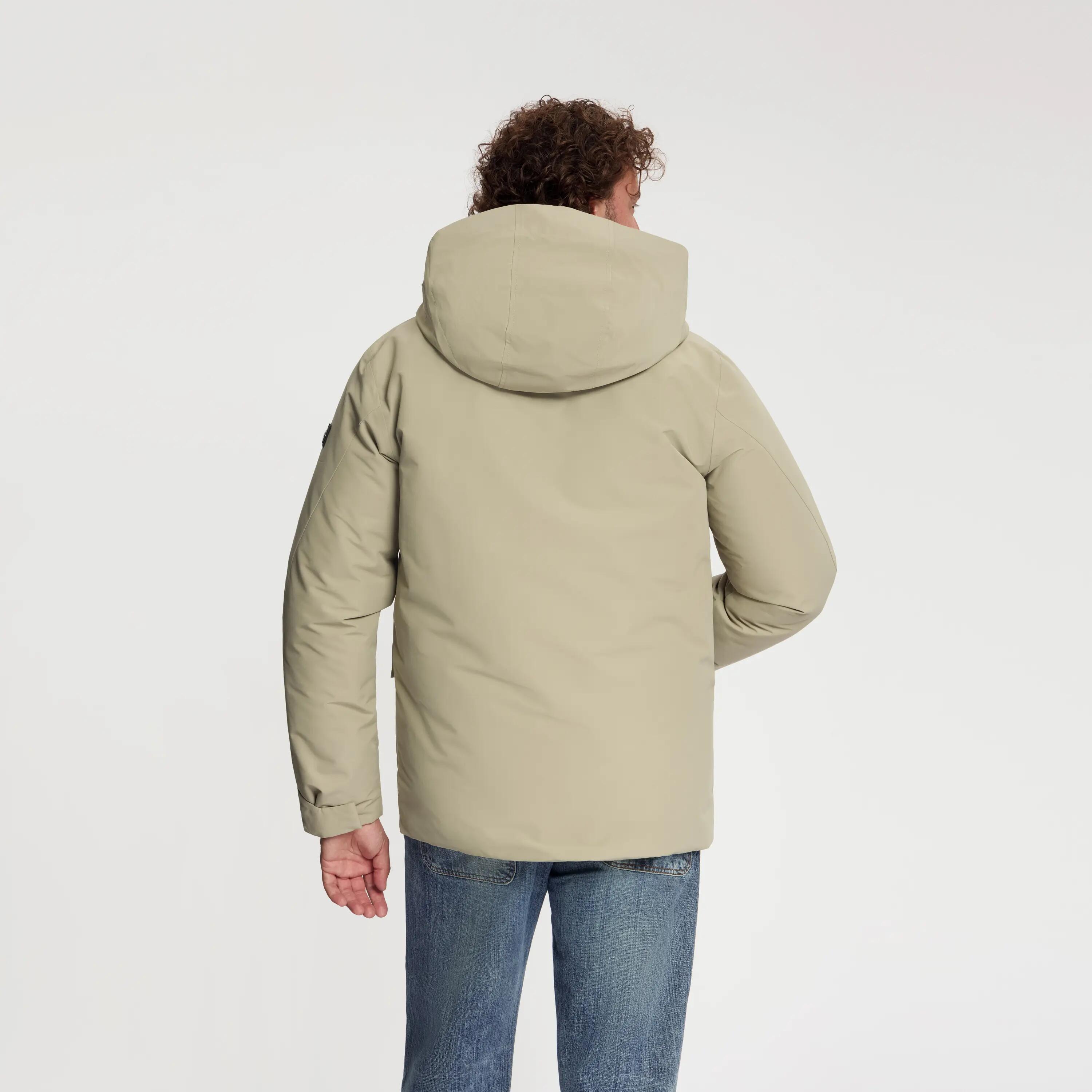 Sune Homme - Veste d'hiver Hardshell - Imperméable - Marron clair 3/6