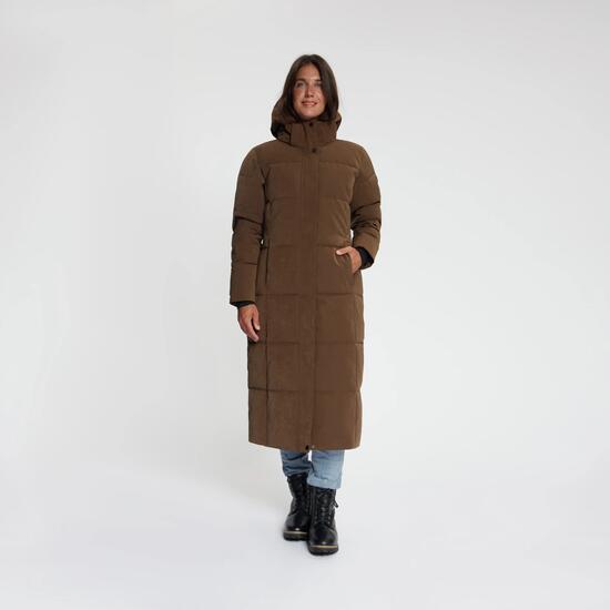 Andels Damen – Daunen-Winterjacke – Wasserdicht – Dunkelbraun