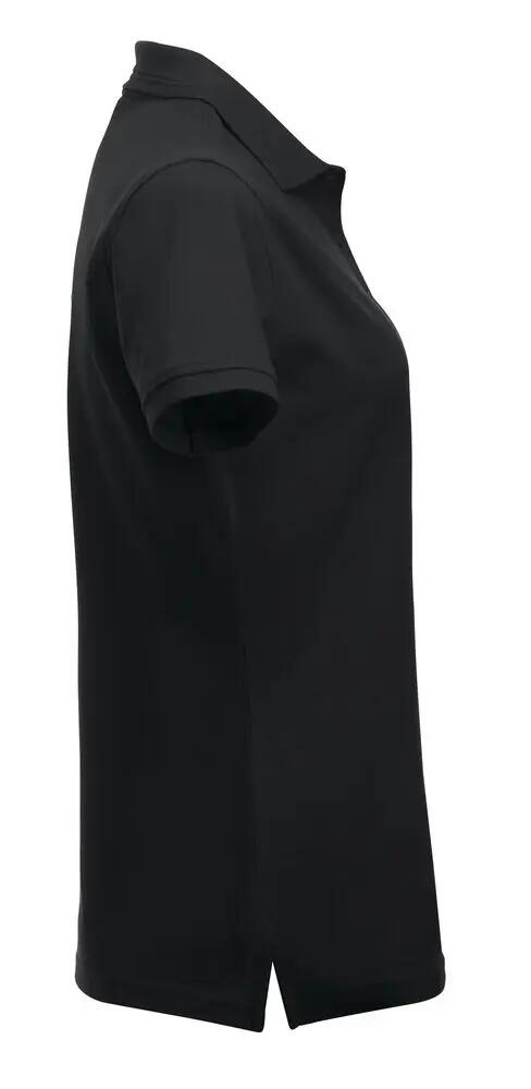clique Polo Manhattan Women zwart met jacquardstrepen 4/4