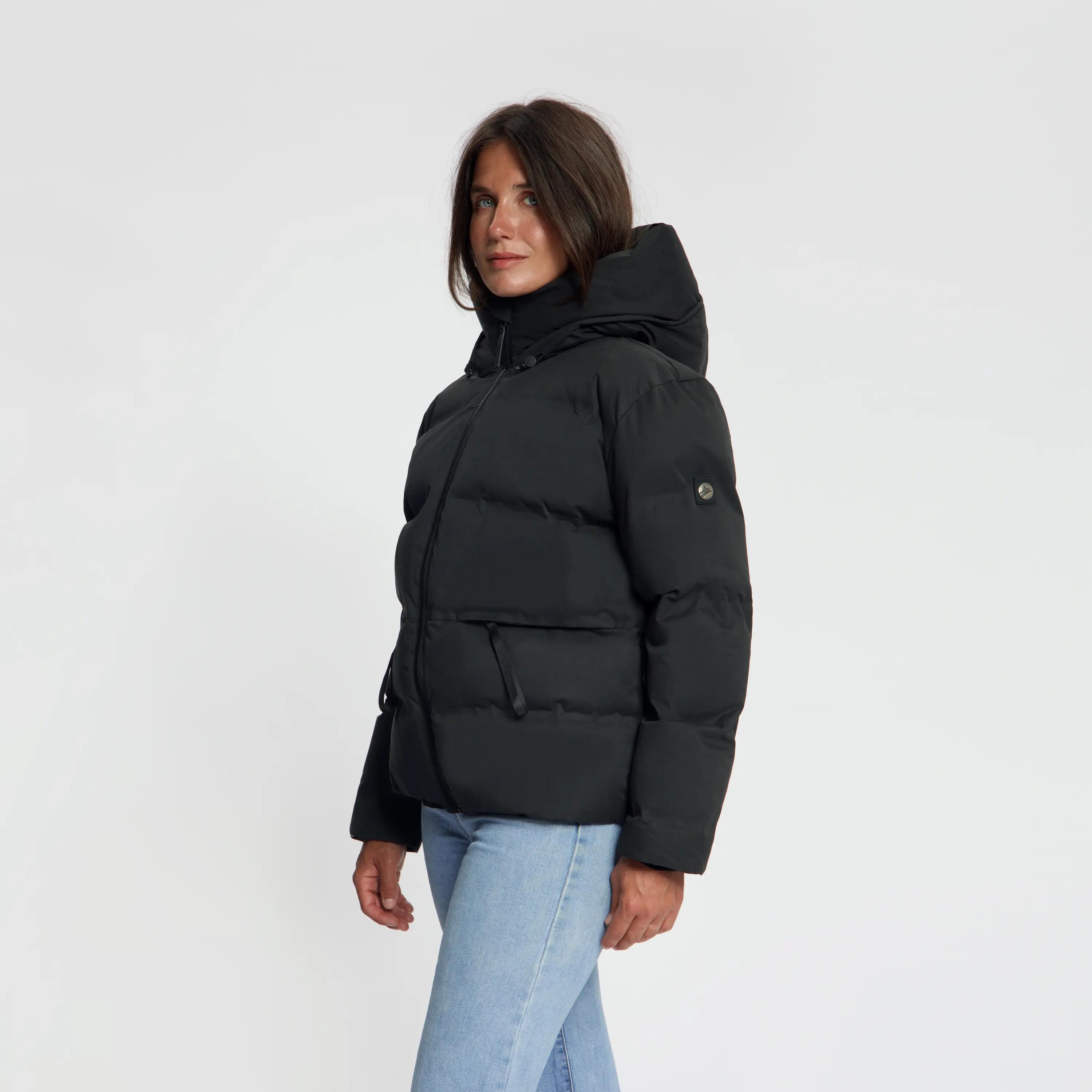 Oliv Dames - Puffer winterjas - Waterdicht - Zwart 2/5